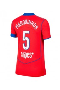 Fotbalové Dres Paris Saint-Germain Marquinhos #5 Dámské Třetí Oblečení 2025-26 Krátký Rukáv